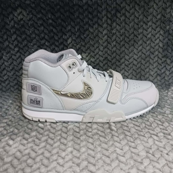Nike Air Trainer 1 SB LVIII Shoes Mens Pure Platinum Super Bowl FJ6195-002 Sz 11 - Picture 6 of 11